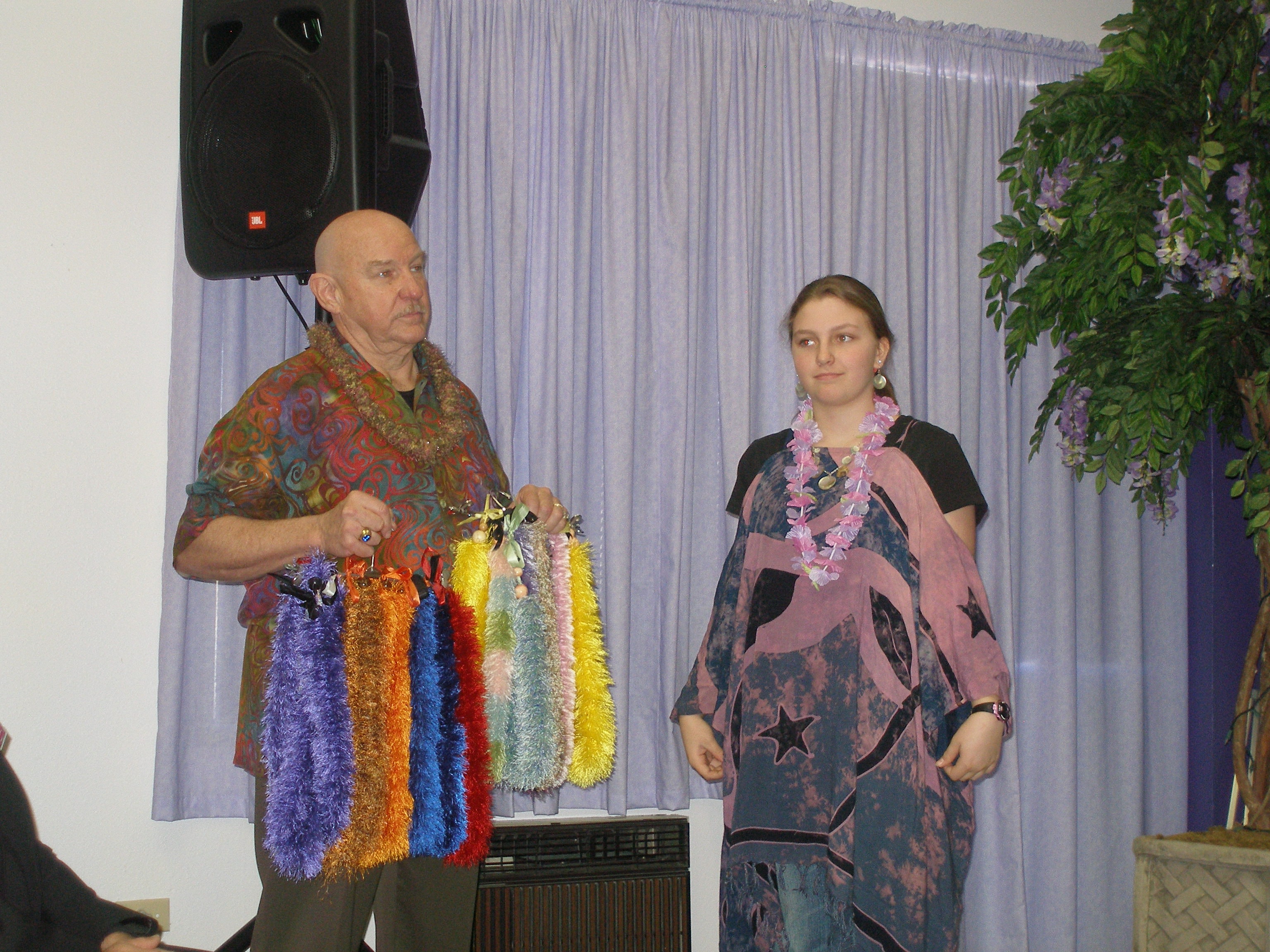 Rev. Lynn Tucker ordination — lei ceremony