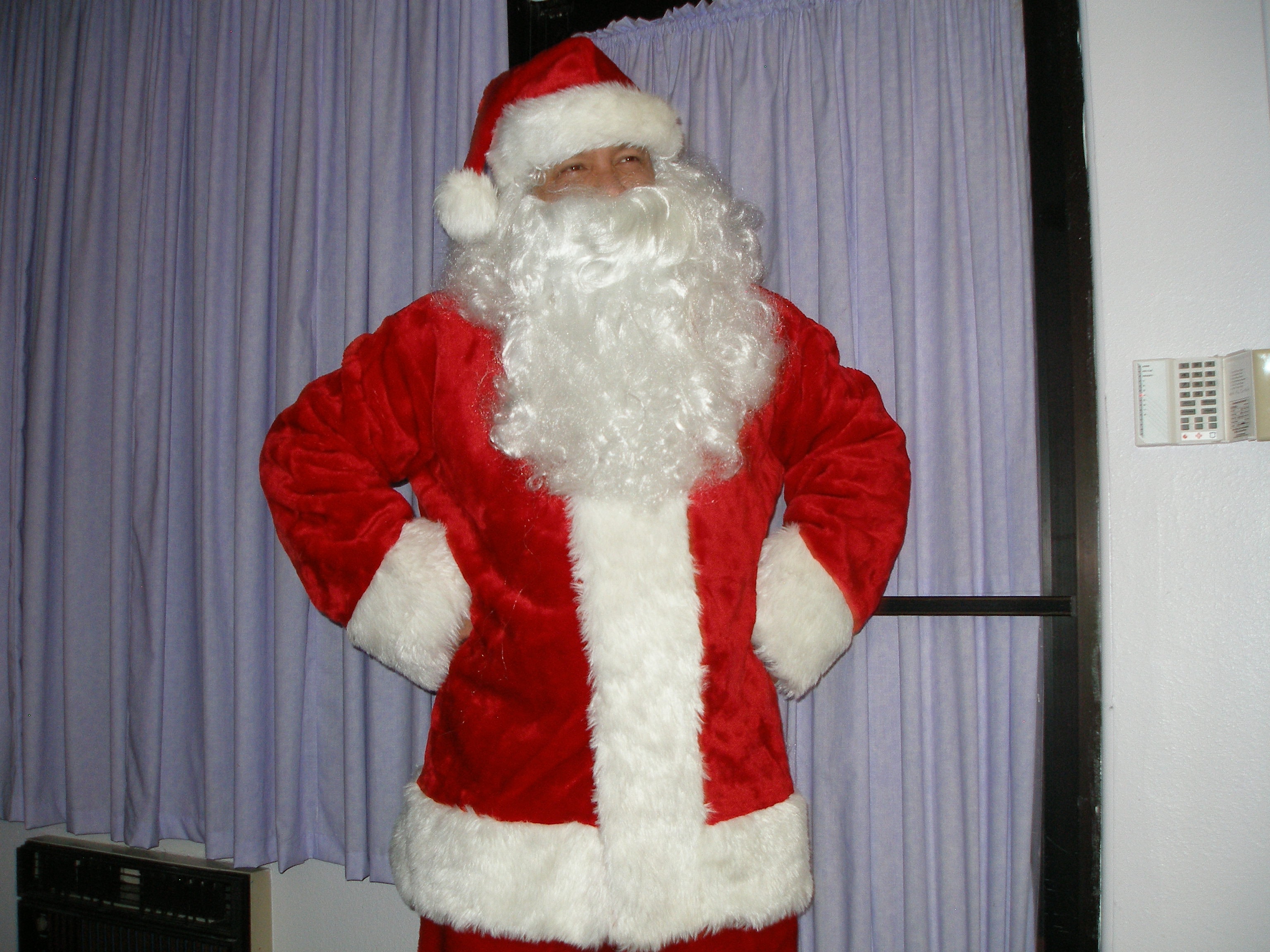 Santa Claus at Christmas Eve 2008 celebration