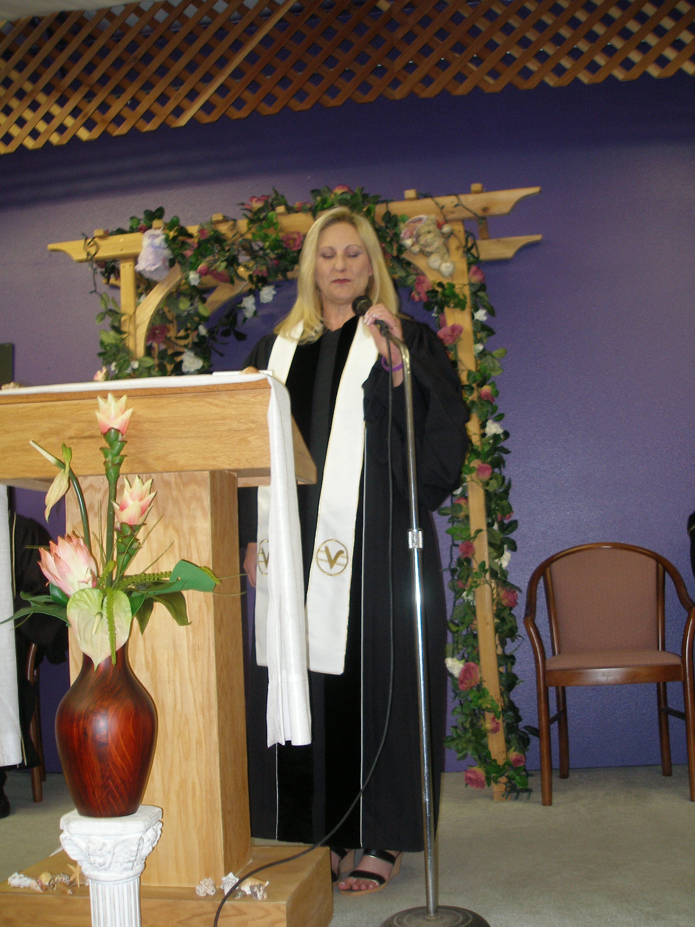 Rev. S. Tucker ordination ceremony