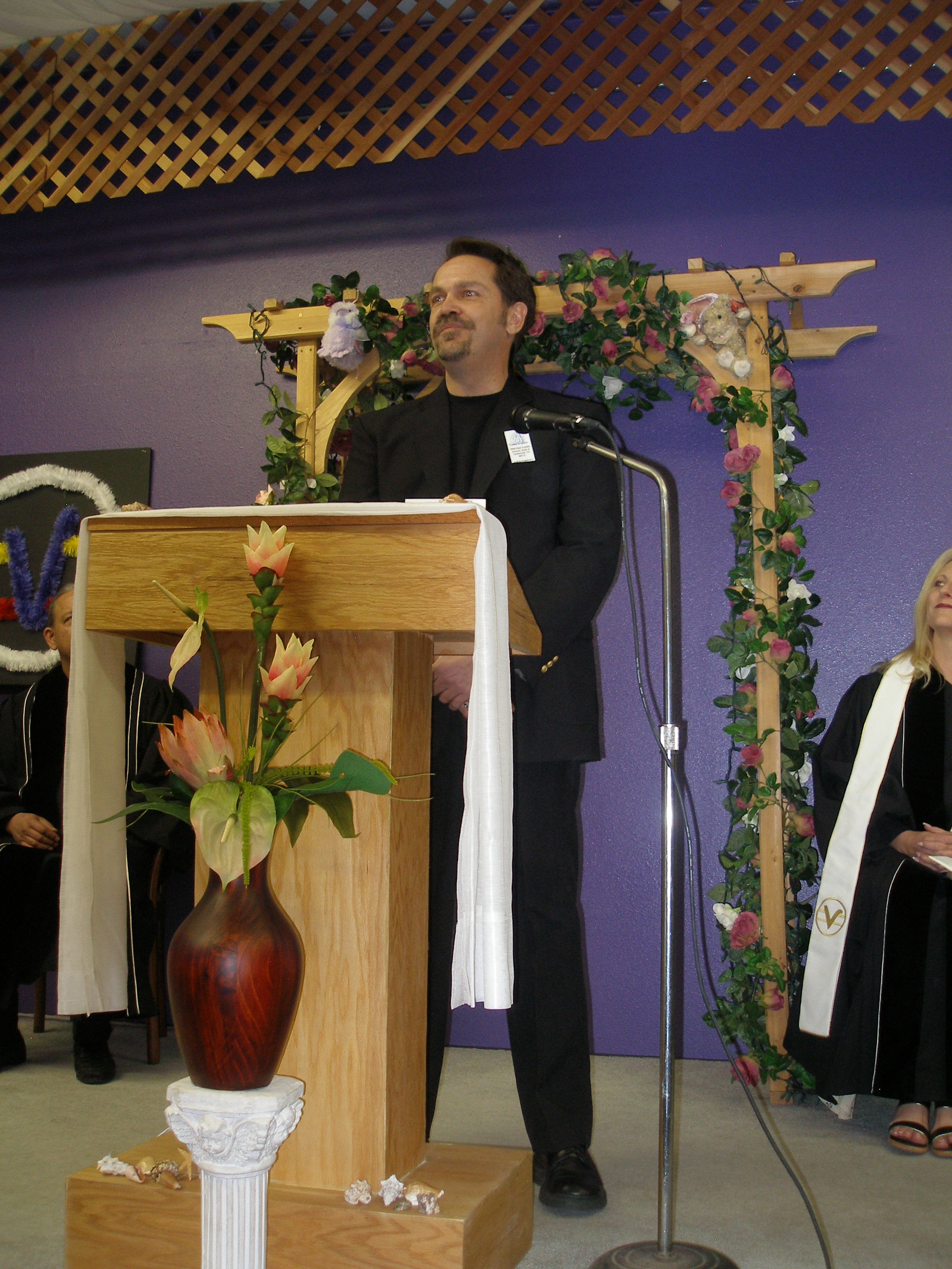 Rev. S. Tucker ordination ceremony